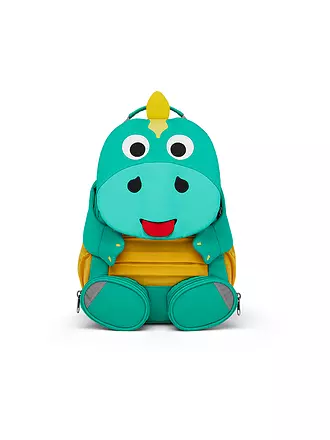 AFFENZAHN | Kinder Rucksack Großer Freund - Dinosaurier | türkis