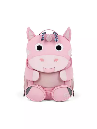 AFFENZAHN | Kinder Rucksack Großer Freund - Eule | rosa