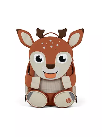 AFFENZAHN | Kinder Rucksack Großer Freund - Eule | braun