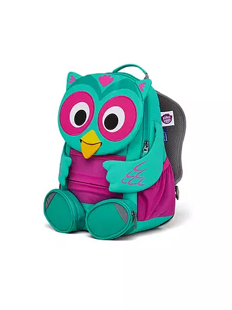 AFFENZAHN | Kinder Rucksack Großer Freund - Vogel | türkis