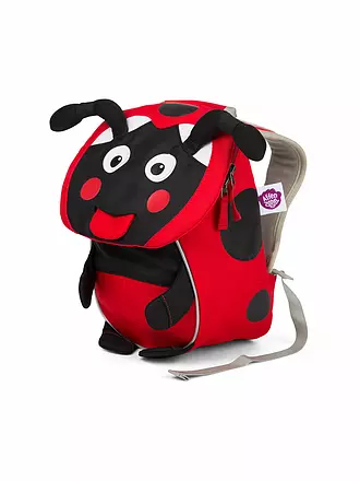 AFFENZAHN | Kinder Rucksack Kleine Freunde - Eule | rot