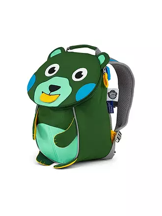 AFFENZAHN | Kinder Rucksack Kleine Freunde - Pinguin | dunkelgrün