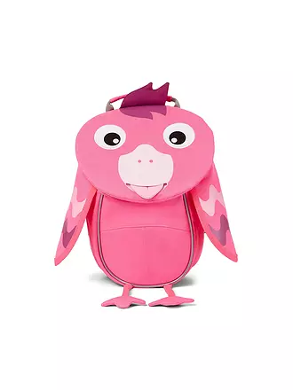 AFFENZAHN | Kinder Rucksack Kleine Freunde Neon - Flamingo | pink