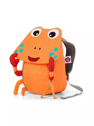 AFFENZAHN | Kinder Rucksack Kleine Freunde Neon - Krabbe | orange