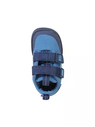 AFFENZAHN | Kinder Sneaker Barfußschuhe  COTTON LUCKY Bär | hellblau