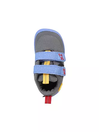 AFFENZAHN | Kinder Sneaker Barfußschuhe  COTTON LUCKY Tukan | hellblau