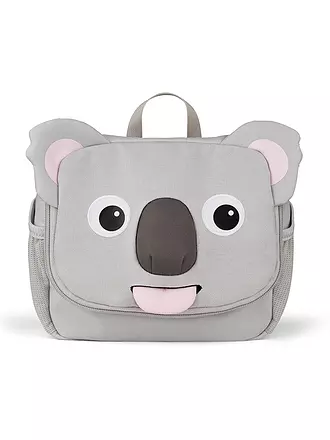 AFFENZAHN | Toilettetasche Eule | grau
