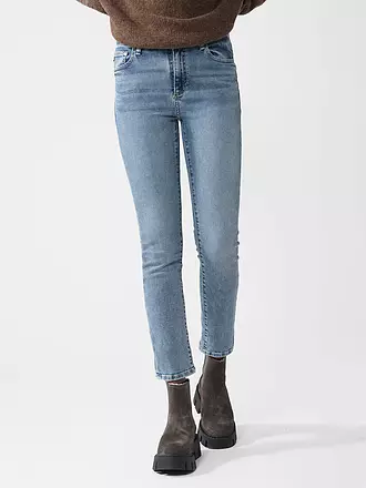 AG | Highwaist Jeans Slim Straight Fit MARI | hellblau