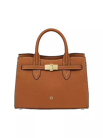 AIGNER | Ledertasche  Henkeltasche FARAH Medium | braun