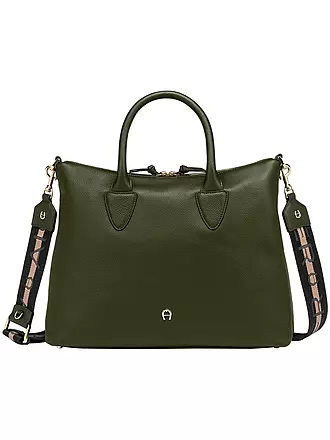 AIGNER | Ledertasche - Henkeltasche ZITA Medium | creme