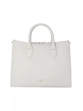 AIGNER | Ledertasche - Henkeltasche ZITA Medium | creme