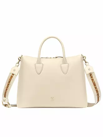 AIGNER | Ledertasche - Henkeltasche ZITA Medium | creme