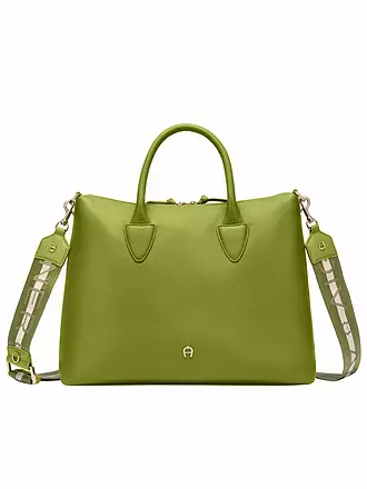 AIGNER | Ledertasche - Henkeltasche ZITA Medium | creme