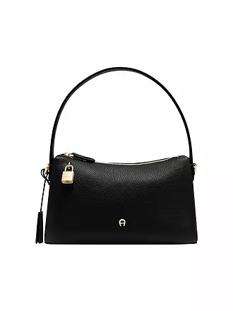 AIGNER | Ledertasche - Hobo Bag DELIA Small | schwarz