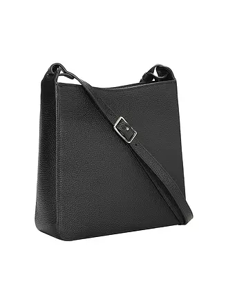 AIGNER | Ledertasche - Hobo Bag PURA Medium | schwarz