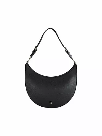 AIGNER | Ledertasche - Umhängetasche DELIA Large | schwarz