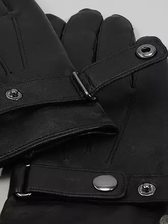 AKAROA | Lederhandschuhe RON | schwarz