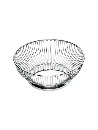 ALESSI | Drahtkorb Rund 20cm Edelstahl | silber