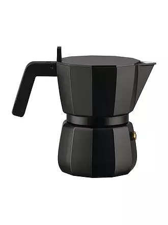 ALESSI | Espressomaschine Moka 3 Tassen SChwarz | schwarz