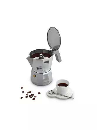 ALESSI | Espressomaschine Moka 6 Tassen | grau