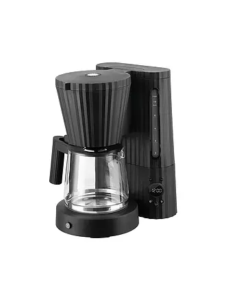 ALESSI | Filterkaffeemaschine Plisse 1,5l Grau | schwarz