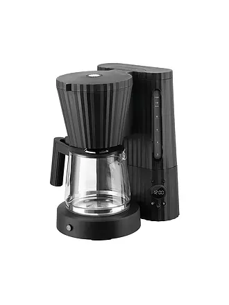 ALESSI | Filterkaffeemaschine Plisse 1,5l Schwarz | hellgrau