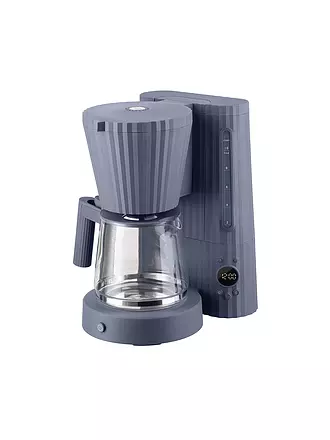 ALESSI | Filterkaffeemaschine Plisse 1,5l Schwarz | hellgrau