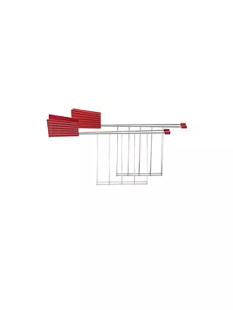 ALESSI | Sandwichzange Plisse 2er Grau MDL08 RACK G | rot