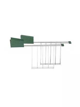 ALESSI | Sandwichzange Plisse 2er Grün MDL08 RACK B | dunkelgrün