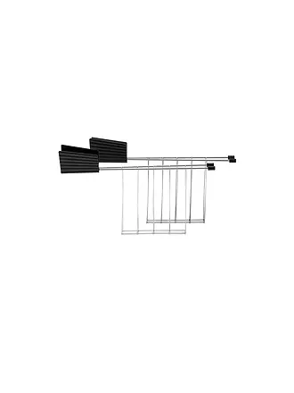 ALESSI | Sandwichzange Plisse 2er Rot MDL08 RACK R | schwarz