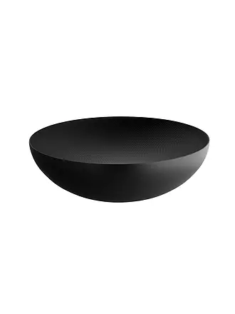 ALESSI | Schale Double Stahl 32cm Schwarz | schwarz