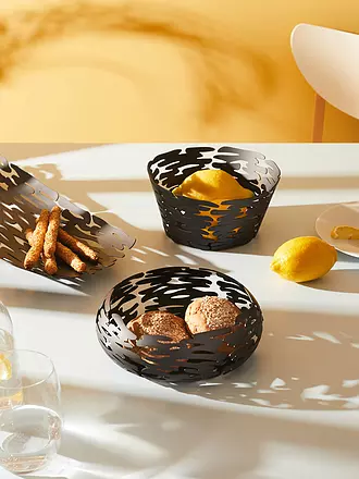 ALESSI | Schale rund Barket 18cm | schwarz