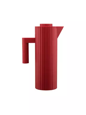 ALESSI | Thermoskanne - Isolierkanne Plisse 1 l  Grau | rot