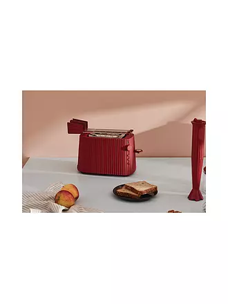 ALESSI | Toaster Plisse Schwarz MDL08 B | rot