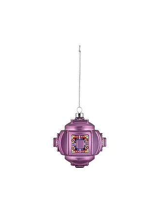 ALESSI | Weihnachtsschmuck GLOW 8,3cm Blau/Dek. | beere