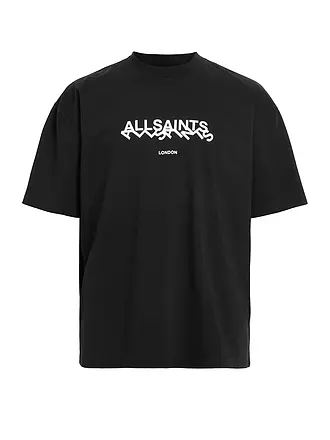 ALLSAINTS | T-Shirt SLANTED | schwarz