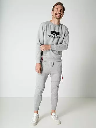 ALPHA INDUSTRIES | Cargo-Jogginghose | grau