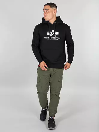 ALPHA INDUSTRIES | Kapuzensweater - Hoodie | schwarz