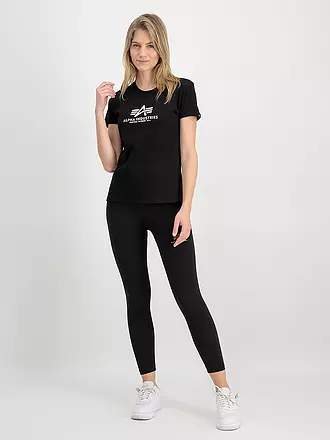 ALPHA INDUSTRIES | T-Shirt Regular Fit | schwarz