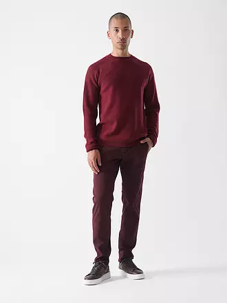ALPHATAURI | Pullover FLEUR | dunkelrot