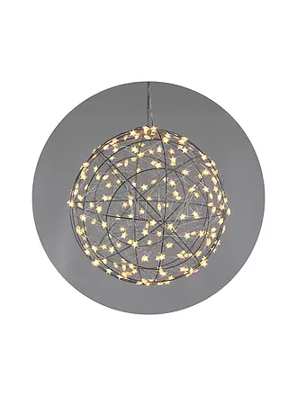 AM DESIGN | LED Drahtkugel 20cm Weiss | weiss