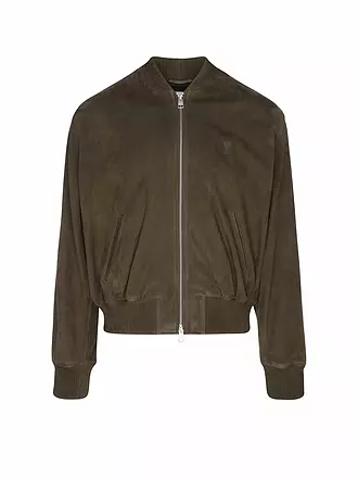 AMI PARIS | Lederjacke | schwarz