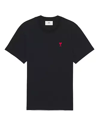AMI PARIS | T-Shirt AMI DE COEEUR | schwarz