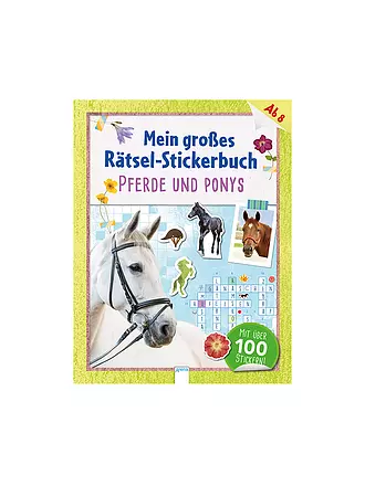 ARENA VERLAG | Mein großes Rätsel-Stickerbuch - Pferde und Ponys | keine Farbe