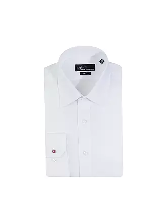 ARIDO | Trachtenhemd Slim Fit | weiss