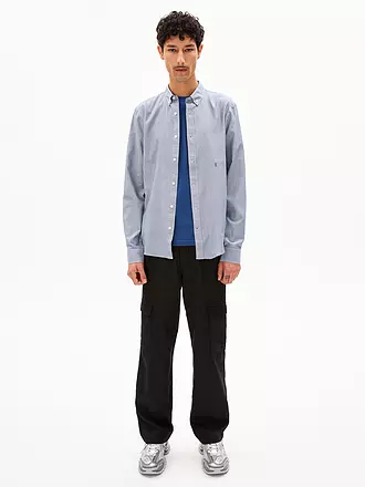 ARMEDANGELS | Hemd Casual Fit QUAASA STRIPES | weiss