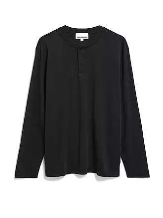 ARMEDANGELS | Langarmshirt FAANO PREMIUM | schwarz