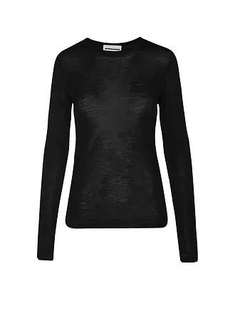 ARMEDANGELS | Langarmshirt MARIAA ANNAA | schwarz