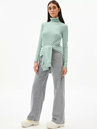 ARMEDANGELS | Rollkragenshirt MALANAA | mint