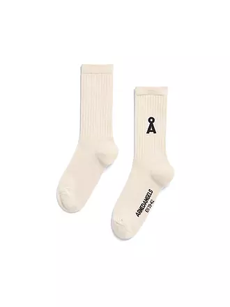 ARMEDANGELS | Socken SAAMUS BOLD scarlet red | creme
